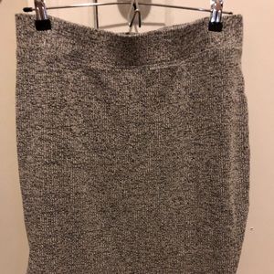Gap knit pencil skirt with side slit